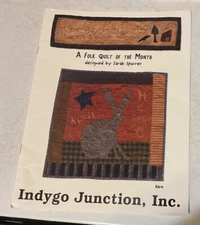 Indygo Junction folk quilt of the month Sarah Sporrer Hare T