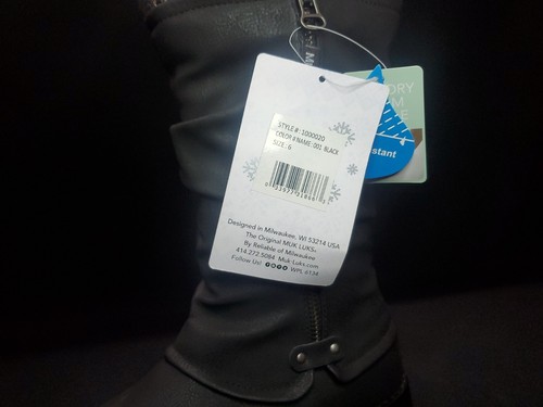 Botas MUK LUK Mujer Color 001-Negro Estilo #1000020 Talla Mujer US 6 - Imagen 7 de 10