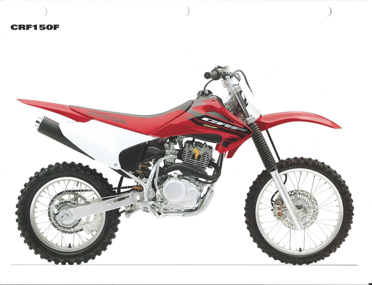 Motorcycle Data Sheet Honda CRF150F 2004 Specifications Features DC653