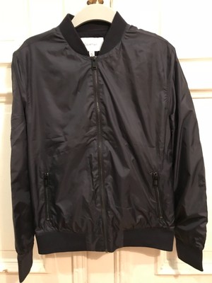 CK Calvin Klein Herren Jacke Blouson blau Gr. S Bomberjacke Bomber 100%Polyester