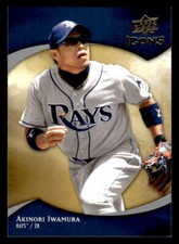 2009 Upper Deck Icons #4 Akinori Iwamura Card Tampa Bay Rays