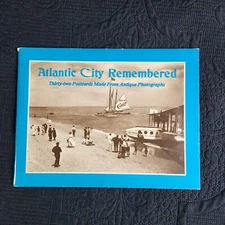 Atlantic City Remembered 32 Postcard Album 1979 Vintage Judith Nina Katz 