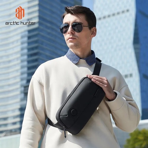ARCTIC HUNTER  Waterproof Shoulder Men Travel Chest Bag Outdoor Crossbody Hiking
