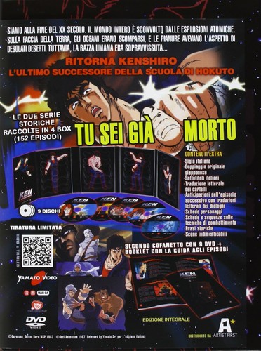 Dvd Box Cofanetto KEN IL GUERRIERO Ken Il Guerriero - Serie Tv Box 02 Eps 41-76 - Foto 2 di 3