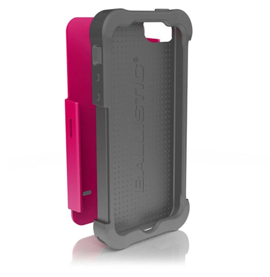 Funda Gel Carcasa Ballistic SG0926-M365 para Apple iPhone SE/5S/5 - Gris/Rosa Caliente Foto 4 de 4