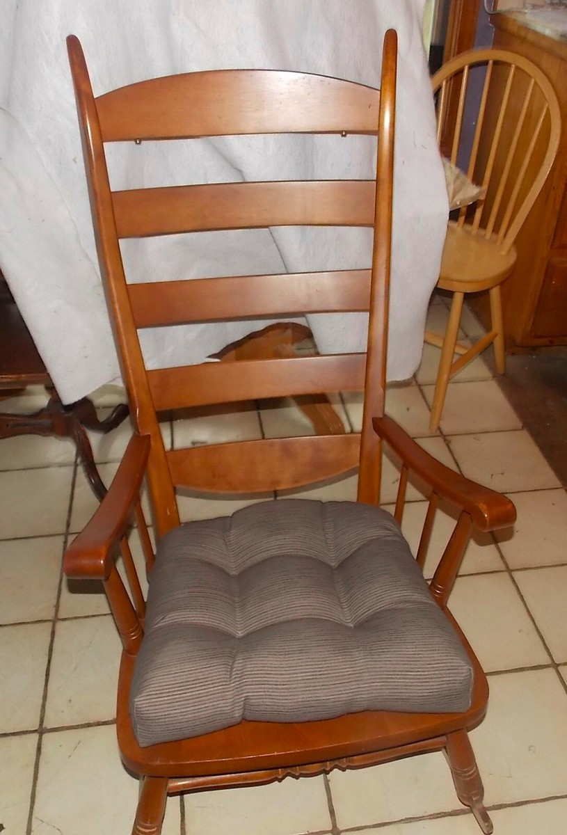 Maple Mid Century Rocker / Rocking Chair by Cushman (R157) | eBay
