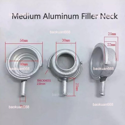 1PC Medium Radiator Water Tank Filler Neck Weld Aluminum Water Inlet Seat (56mm) - Picture 3 of 8
