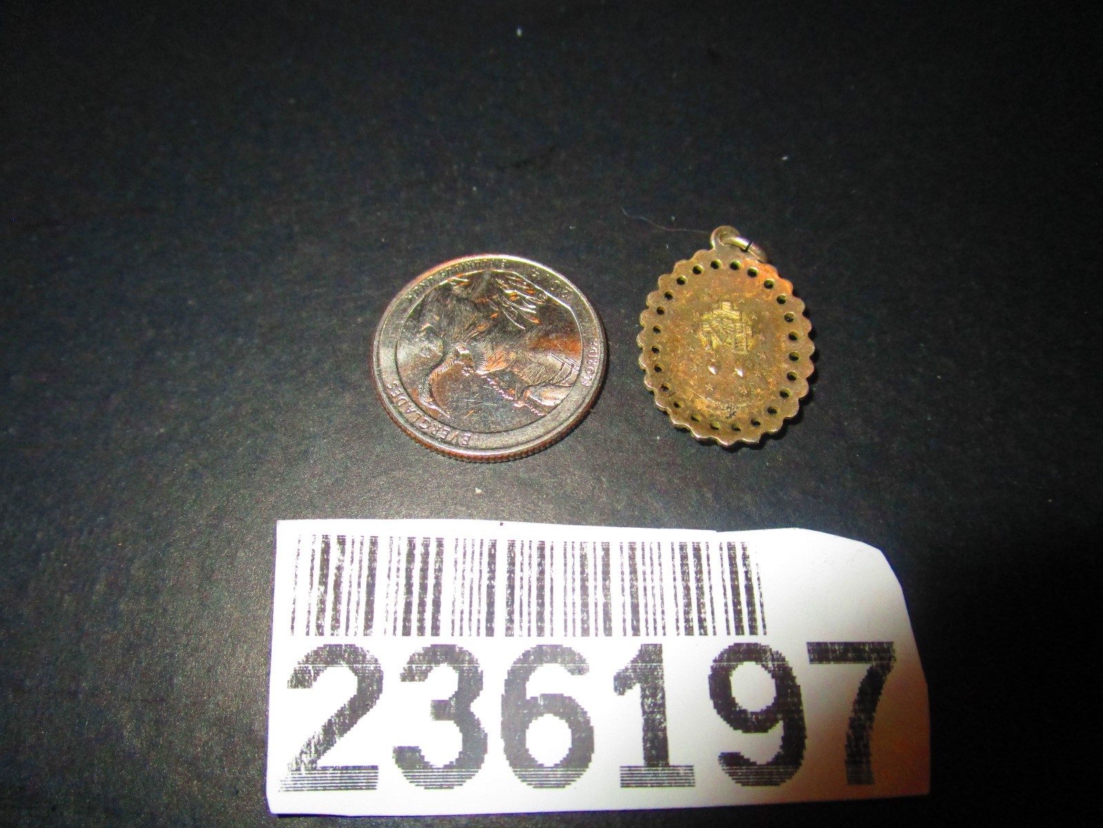 Vintage 1830 Miraculous Virgin Mary Medal Catholic Sterling Silver ...