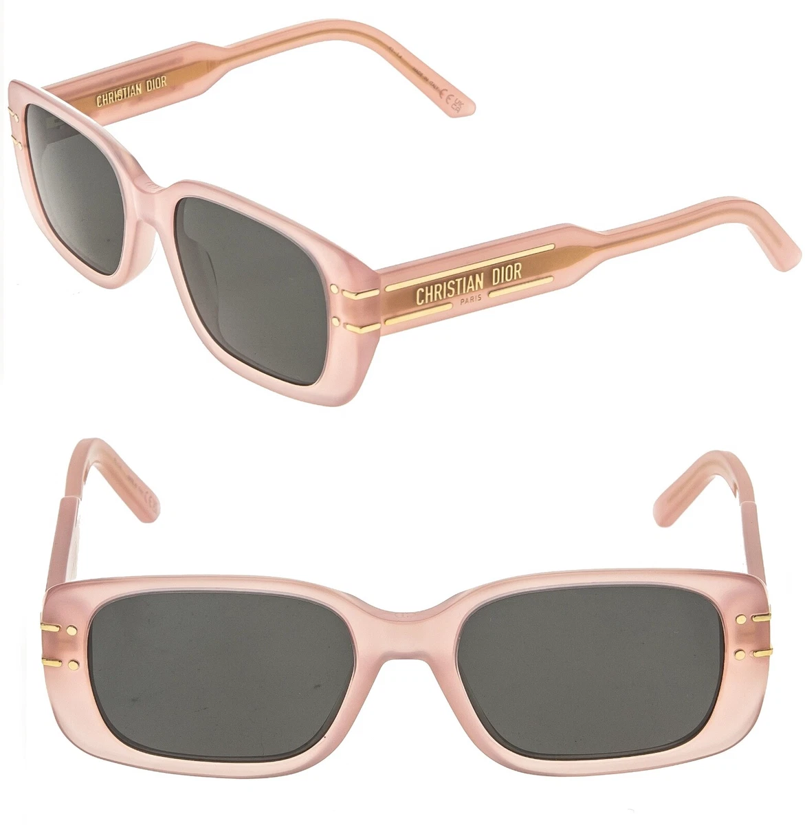 Dior Pink Gray Sunglasses for Women for sale | eBay display picture 2
