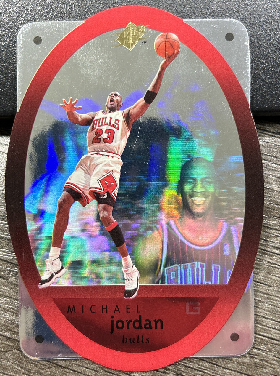 Michael Jordan 1996 Upper Deck SPx Basketball Chicago Bulls Die-Cut #8