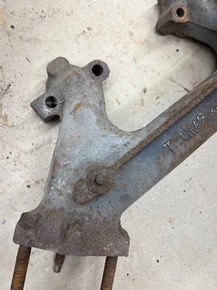 1973 74 75 76 81 CHEVROLET C10 K10 MALIBU CAMARO PEQUENO BLOCO COLETOR DE ESCAPE OE - Imagem 3 de 4