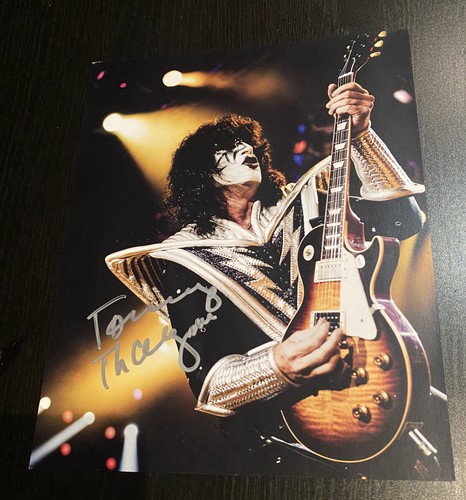 KISS TOMMY THAYER  Hand Signed  PHOTO Authentic - Picture 7 of 11