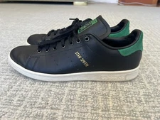 Adidas Stan Smith Men’s Black / Green Leather Lace Up Shoes Size: 13 GZ6314