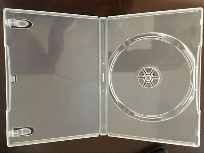 10 PCS 14MM SUPER CLEAR SINGLE DVD CASE MOVIE BOX PSD23