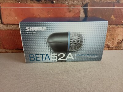 Shure Beta 52A Dynamic Kick Drum Bass MICROPHONE - Silver (BETA52A)