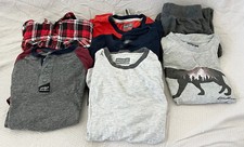 Eddie Bauer Lot of 7 Shirts  Pants Boy's M 10-12 