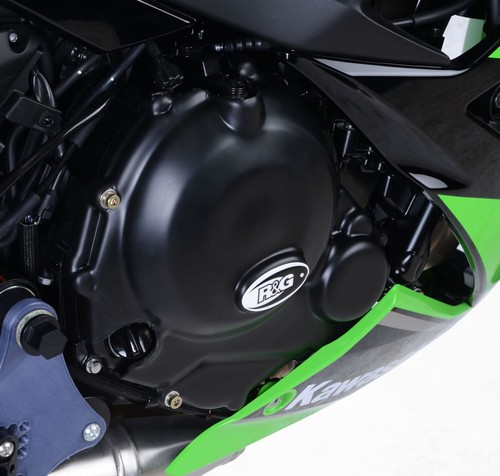 KIT PROTEZIONE CARTER MOTORE R&G PER KAWASAKI Z 650 2017 > 2023 2 PEZZI - Foto 5 di 8