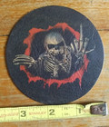 Breakthrough Middle Finger F U Skeleton Biker Motorcycle Outlaw Leather Patch — photo 4