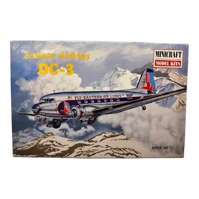 Minicraft #14477 Eastern Airlines Douglas DC-3, 1:144 New & Sealed