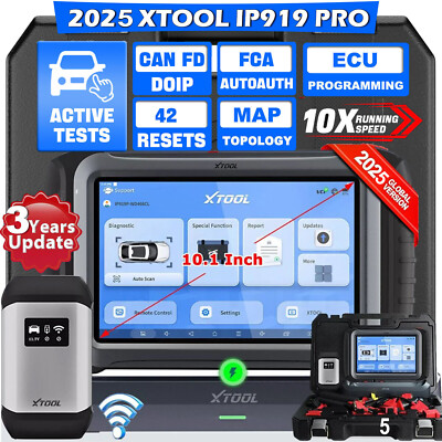 XTOOL IP919 PRO OBD2 Diagnosegerät ECU-Programmiergerät mit Topologie-Mapping