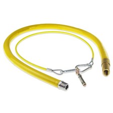 FLEXIBLE COMMERCIAL GAS HOSE 1M QUICK RELEASE CONNECTING PIPE 3/4" BSP 1000mm