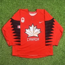 2018 Canada PyeongChang Olympic IIHF Nike Swift Authentic Hockey Jersey Size 54G