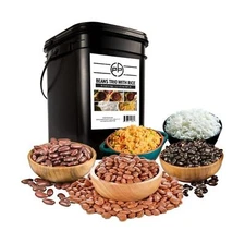 Beans Trio with Rice Emergency Food Kit (100 Servings, 14 pk.) by Ready Hour