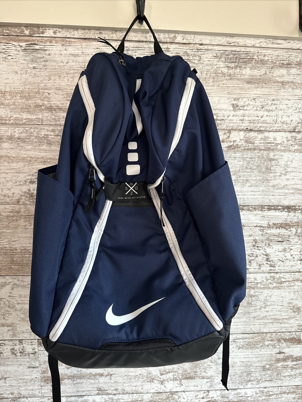 Nike Elite Quad Zip System Blue Backpack eBay