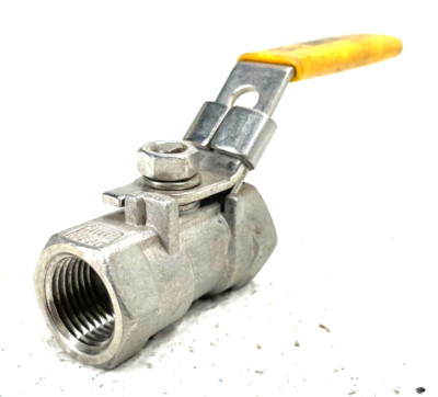 WARREN 1010 Stainless Steel CF8M Ball Valve 3/8'' NPT Thread Ends 800-psi