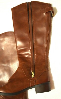 Bottes Équitation Merona Bridgette Tall - Taille US 6.5 - Marron Cognac - Neuves