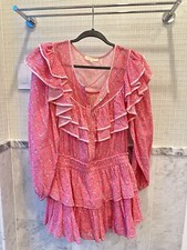 LoveShackFancy  Long Sleeve Floral Dress Size small