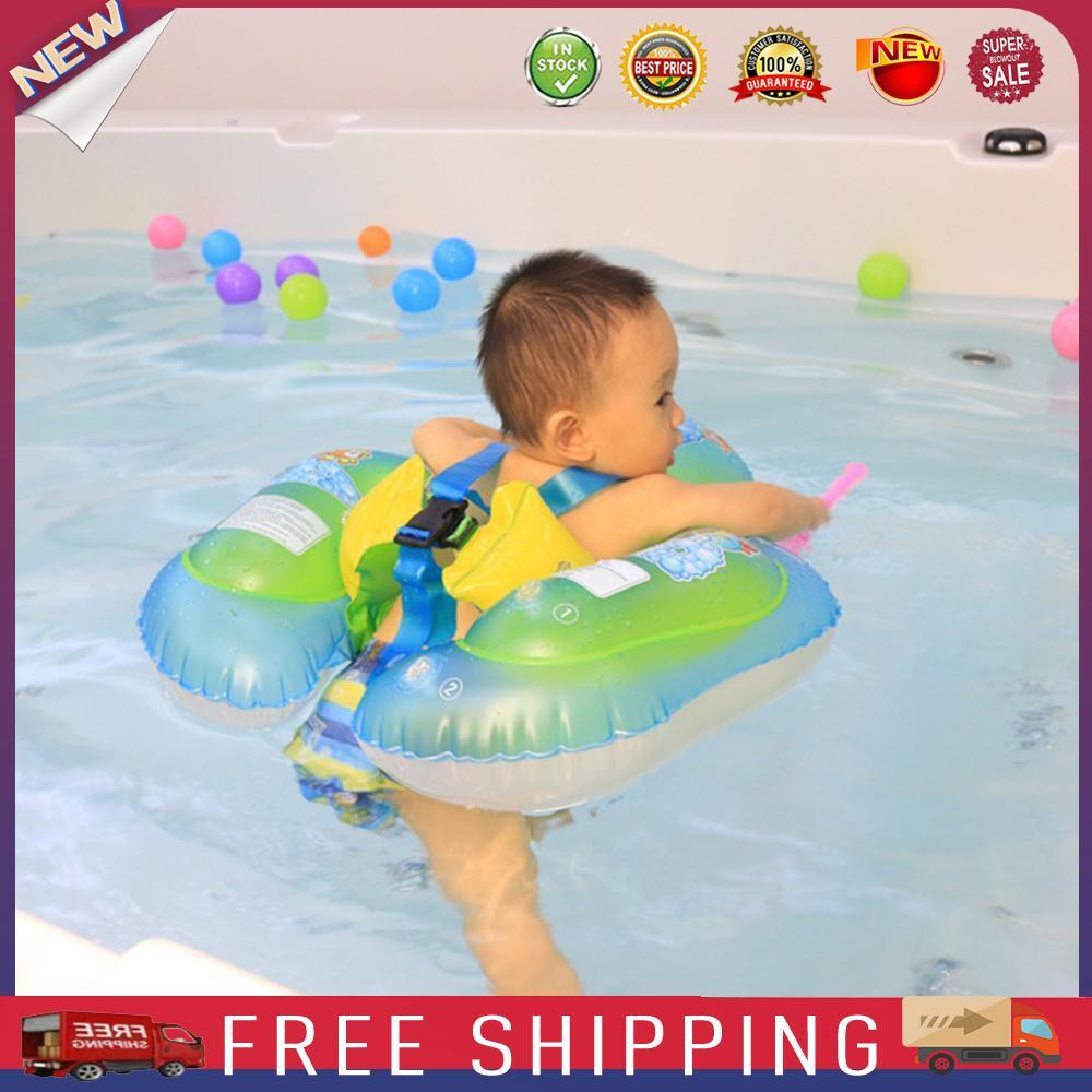Anillo de natación antivuelco portátil antivuelco para bebé de dibujos animados flotador protector de natación