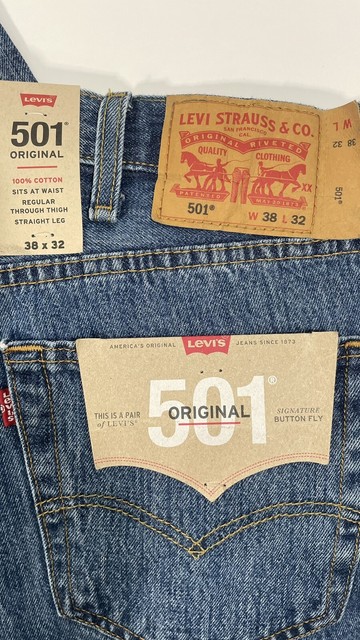 Levi's 501 Button Fly Jeans for Men 