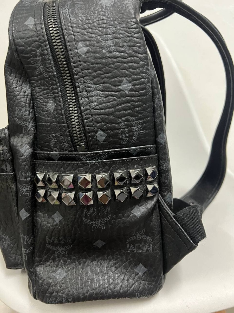 MCM Stark Side Studs Backpack in Visetos | eBay