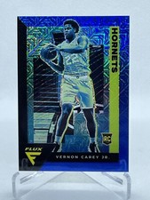 2020-21 Panini Flux Blue Mojo Prizm Refractor Vernon Carey Jr /99 SSP Hornets