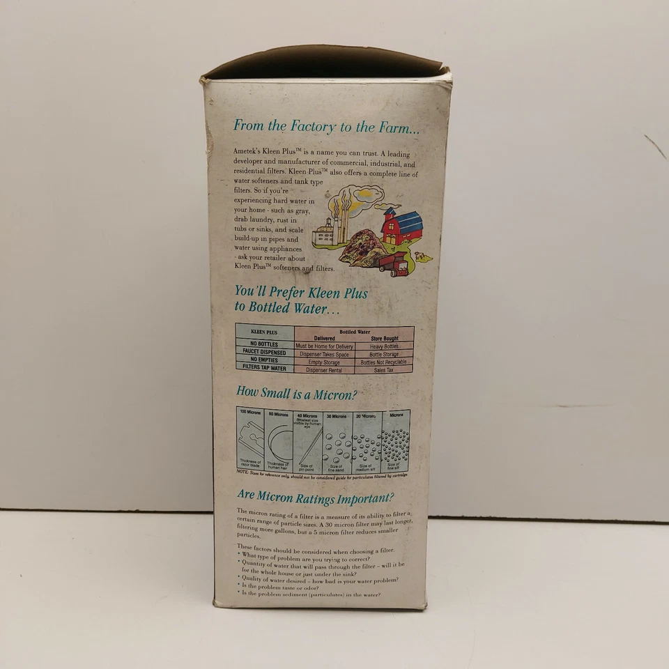 Sistema de filtración de agua ametek kleen plus APCS-38 sin filtro Foto 3 de 4