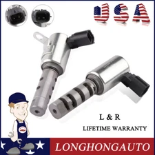 Set L&R VVT Control Valve Engine Variable Timing Solenoid For Highlander Sienna