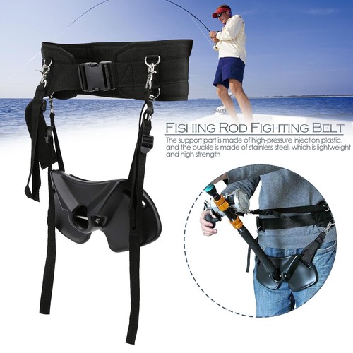 Sea Fishing Belt Shoulder Harness Stand Up Gimbal Fish Fighting Waist ...
