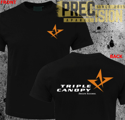 #ad new Blackwater Triple Canopy Academi Military Black Tshirt S to 3XL $31.75
