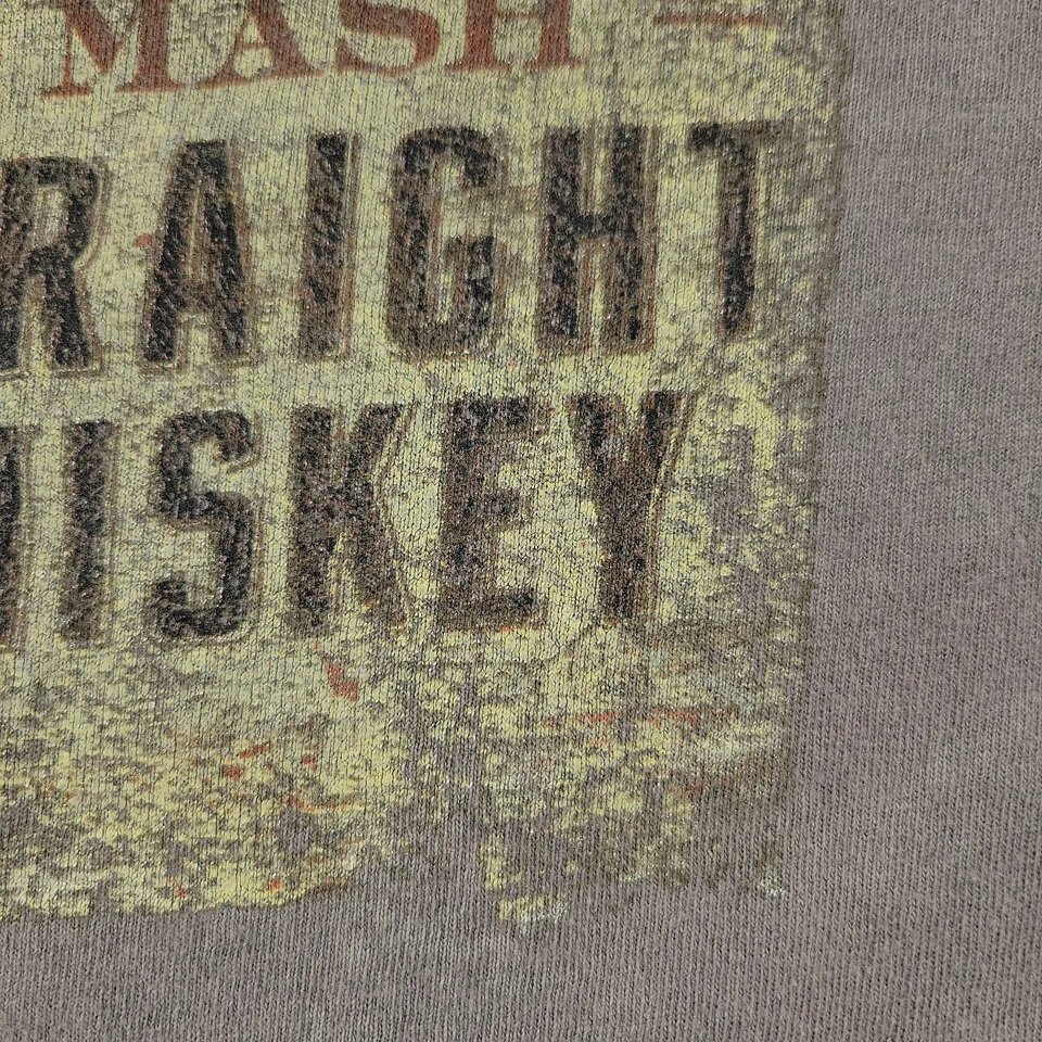 Camisa Jim Beam Para Hombre Grande Gris Kentucky Recta Bourbon Whisky Manga Corta Foto 3 de 4