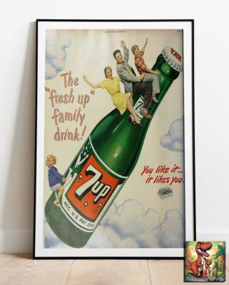 7 Up Werbeplakat ähnlich A1 - 36''x24''