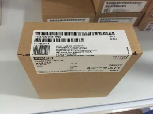 6ES7 332-5HD01-0AB0 NEU SIEMENS 6ES7332-5HD01-0AB0 S7-300 Analog Output Module - Bild 1 von 3