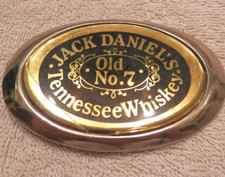 Vintage Acrylic Jack Daniel's Old No. 7 Tennessee Whiskey Belt Buckle