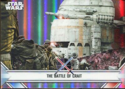 Star Wars Chrome 2020 EAW Chase Card EW-13 The Battle Of Crait