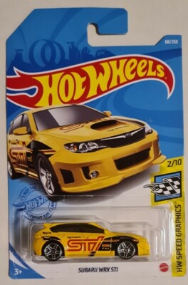 Hot Wheels HW Speed Graphics &ndash; Subaru WRX STi 68/250 Giallo Scala 1:64