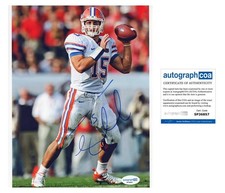 Tim Tebow AUTOGRAPH Signed Florida Gators Football Heisman 8x10 Photo ACOA