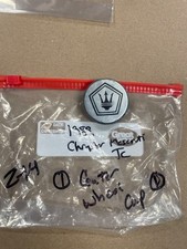 1989 Chrysler Tc Maserati Center Cap - One 1989 Chrysler Tc Maserati Center Cap - One