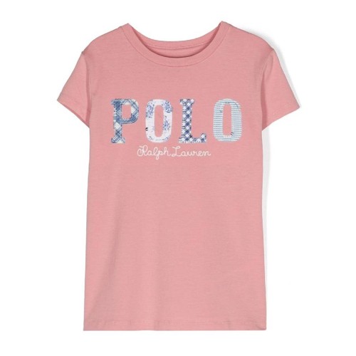 Polo Ralph Lauren Baumwoll-T-Shirt mit gesticktem Logo, Größe S