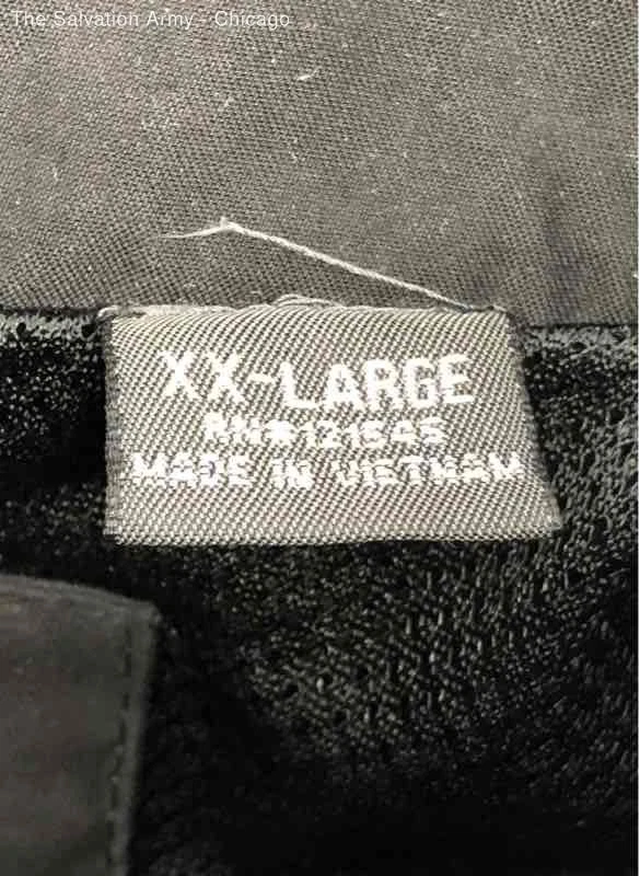 St. John's Bay Mens Black Long Sleeve Full-Zip Pockets Windbreaker Jacket Sz 2XL - Image 4 of 4