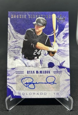 2018 Panini Diamond Kings Ryan McMahon Rookie Signatures Autograph Rockies